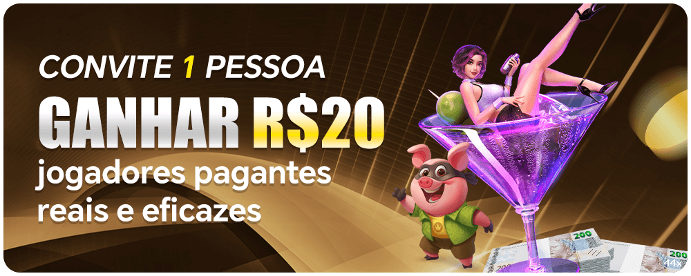 Ganhar e sacar na 44x